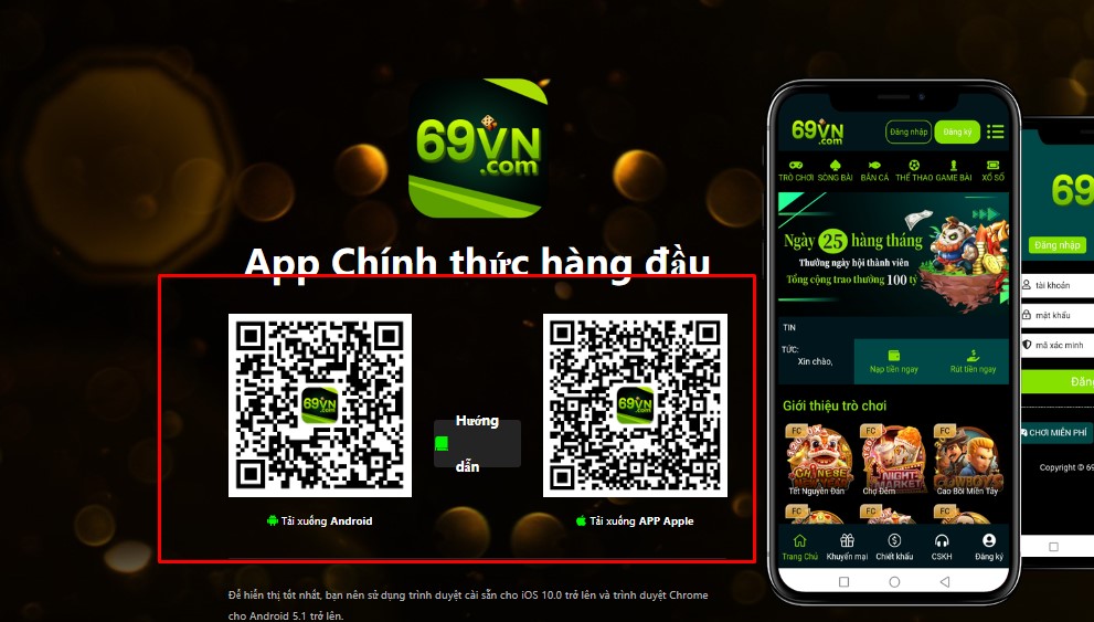 Cách tải App 69vn và sử dụng